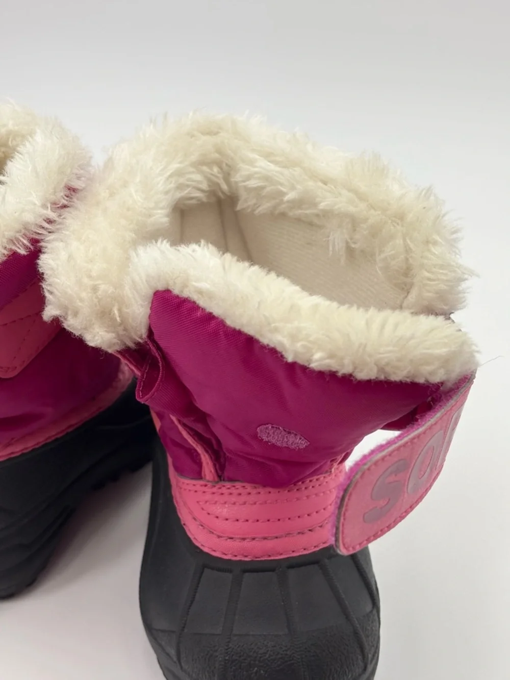 Sorel Commander Toddler Snow Boots Pink Waterproof Fleece Lined Winter Size 5